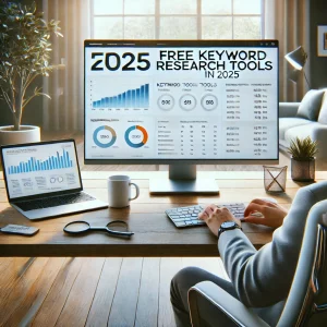 Esperto di digital marketing analizza parole chiave con strumenti gratuiti
