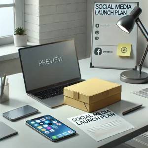 anteprima strategia social media per il lancio di un prodotto